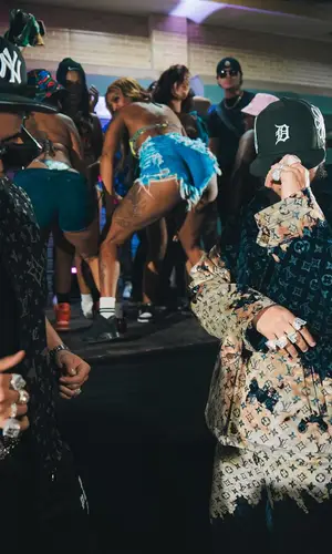 El Alfa El Jefe’s Outfit in Louis Vuitton Jacket (2024)