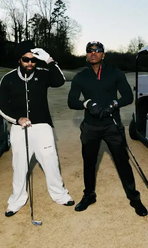 Icewear Vezzo wearing Palm Angels pants