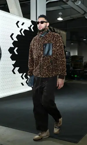 Ben Simmons’ Outfit in Amiri Jacket, Nike Sneakers & Goyard Bag (2024)