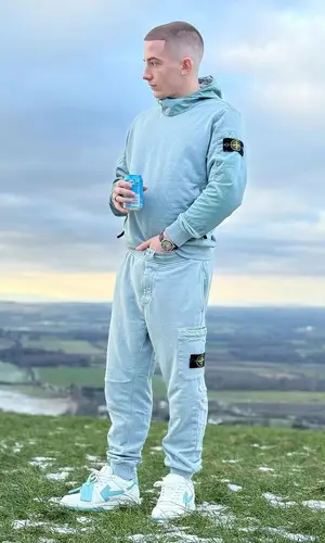 ArrDee wearing Off-White sneakers