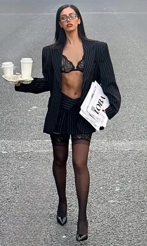 Cindy Kimberly wearing Loba jacket
