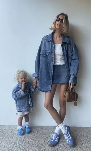 Elsa Hosk’s Outfit in Khaite Shirt, Miu Miu Bag & Alaïa (2024)