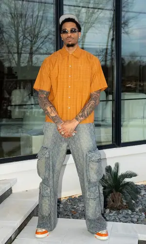 P. J. Washington’s Outfit in Marni Shirt, Amiri Pants & Chrome Hearts Eyewear (2024)