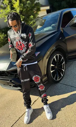 Soulja Boy wearing SODMG pants