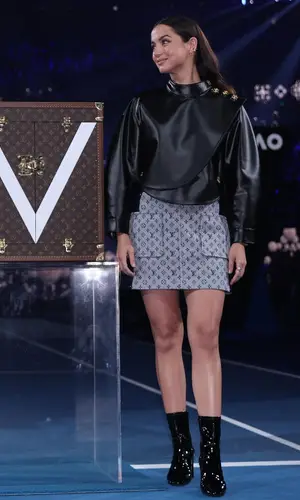 Ana de Armas wearing Louis Vuitton boots