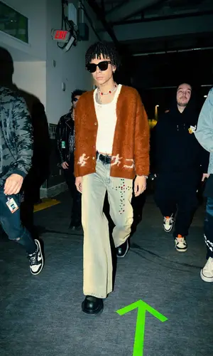 Iann Dior’s Outfit in KidSuper Jacket, Chanel Bag & Gucci Eyewear (2024)