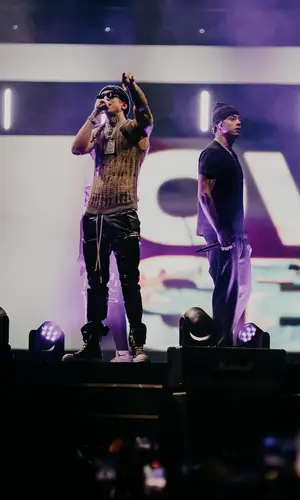 Young Adz wearing Louis Vuitton hat