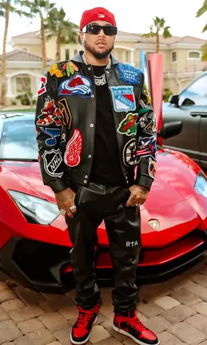 Mazi Vs’ Outfit in Jeff Hamilton Jacket, Rta Pants & Balenciaga Eyewear (2024)