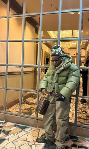 DaBaby wearing Prada eyewear