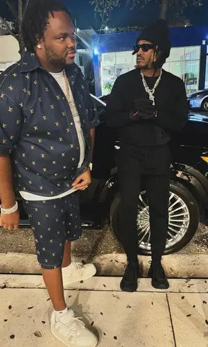 Future wearing Prada sweatshirt