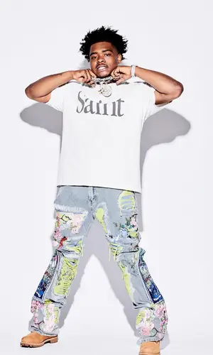 BiC Fizzle wearing Saint Michael t-shirt