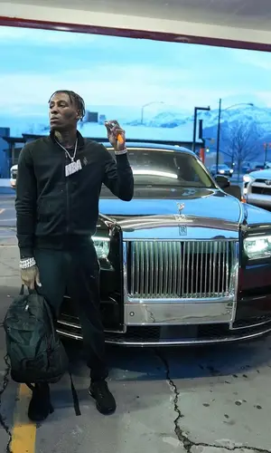 NBA YoungBoy wearing Skechers hoody