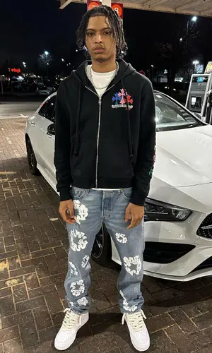 Nemzzz’s Outfit in Chrome Hearts Hoodie, Denim Tears Jeans & Nike Sneakers (2024)