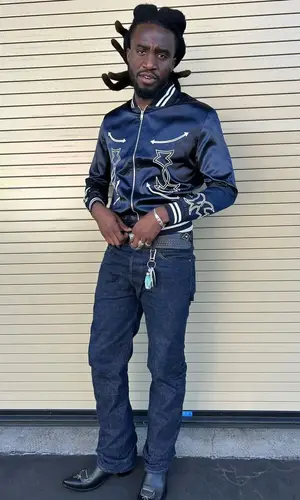 Shaboozey wearing HBarC jacket