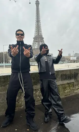 Jay Critch’s Outfit in Alyx Jacket, Rick Owens Pants & Balenciaga Eyewear (2024)