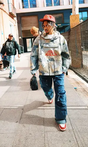 Ozuna’s Outfit in Gallery Dept. Jacket, Louis Vuitton Sneakers & Nike (2024)