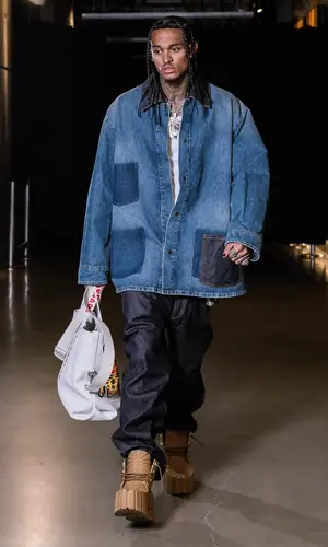 Jordan Clarkson’s Outfit in Maison Margiela Jacket, Louis Vuitton Bag & Nigo (2024)