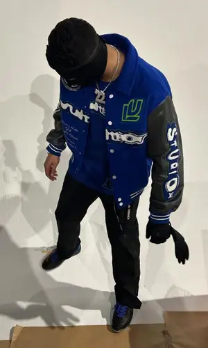 Ashe 22 wearing Louis Vuitton jacket