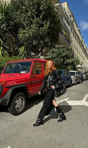 Meredith Duxbury’s Outfit in Saint Laurent Jacket, Coperni Boots & Givenchy Bag (2024)