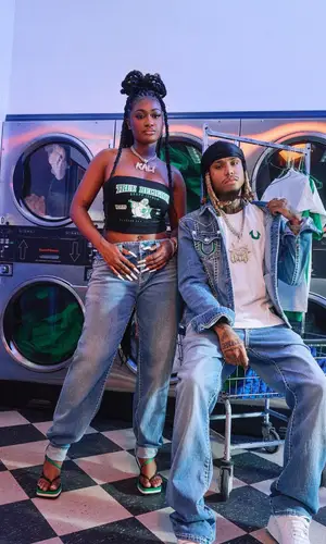 kaliii’s Outfit in True Religion Top & Diesel Sandals (2023)