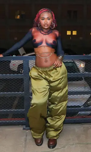 kaliii’s Outfit in Jean Paul Gaultier Top, Akira Pants & Dr. Martens Boots (2023)