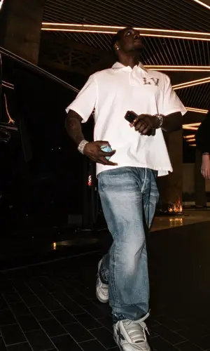 Pusha T’s Outfit in Louis Vuitton Shirt & Celine Jeans (2024)