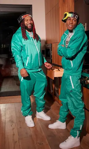 NBA YoungBoy wearing Nike pants