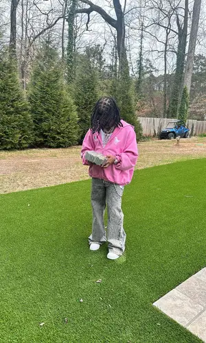 Rylo Rodriguez wearing Balenciaga hoody