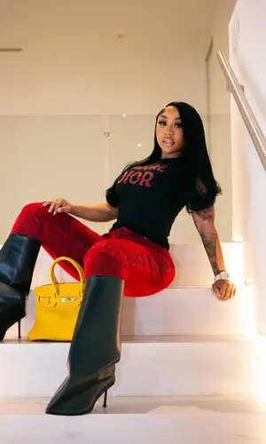 Kylesister wearing Dior pants