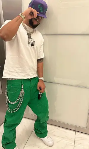 BenDaDonnn wearing Chrome Hearts cap
