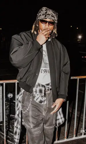 Future wearing Vintage t-shirt