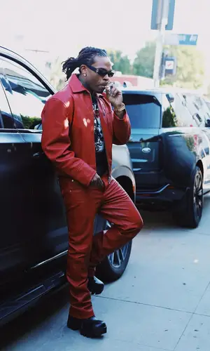 Gunna wearing Enfants Riches Deprimes pants