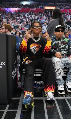 Swae Lee wearing Prívate $wajjur sweater