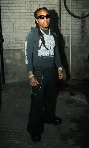 Jacquees wearing Balenciaga hoody