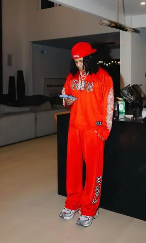 Rylo Rodriguez wearing Chrome Hearts jersey
