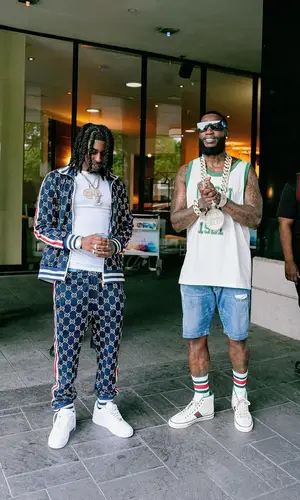 Gucci Mane’s Outfit in Gucci Top & Rick Owens Eyewear (2024)