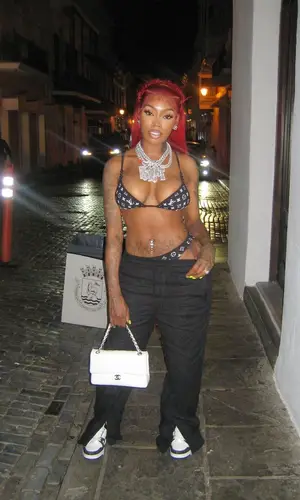 Asian Doll wearing Chanel bag