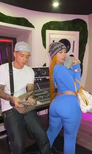 Ice Spice wearing I.Am.Gia pants