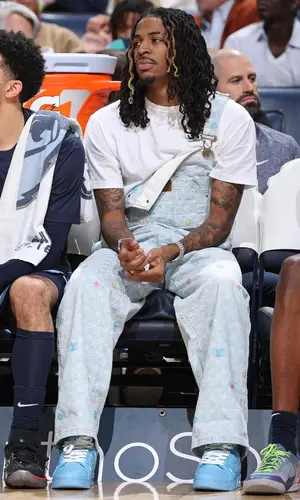 Ja Morant’s Outfit in Louis Vuitton T-Shirt (2024)