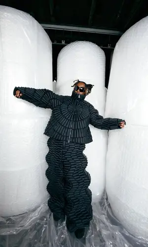 Rich The Kid wearing Mattias Gollin boots
