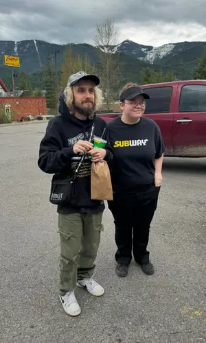 Pouya wearing Half Evil 333 cap