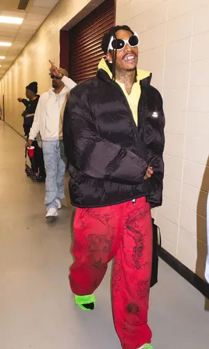 Wiz Khalifa wearing Balenciaga sandal