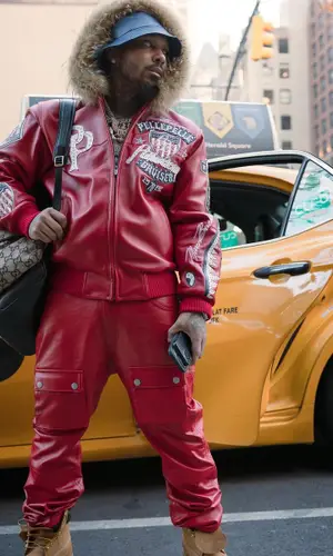 Doe Boy wearing Timberland boots