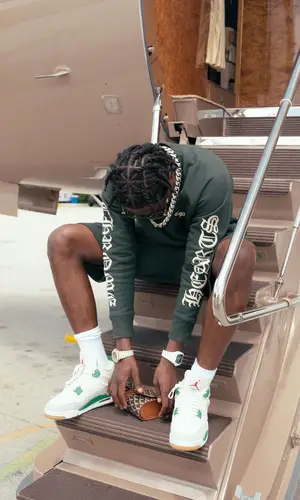 Lil Tjay wearing Chrome Hearts eyewear