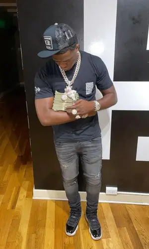 Bankroll Freddie wearing Chrome Hearts cap