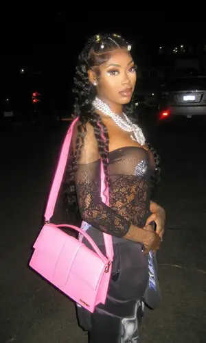 Asian Doll wearing Jordan other
