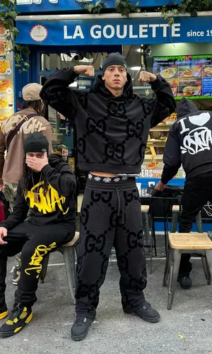 Central Cee wearing Syna World underwear