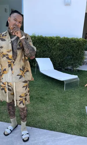 Moneybagg Yo wearing Uma Wang shirt