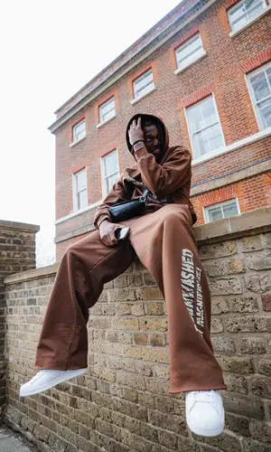Rafael Leao wearing Magnifique pants