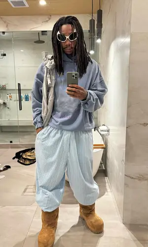 Wiz Khalifa wearing Balenciaga boots